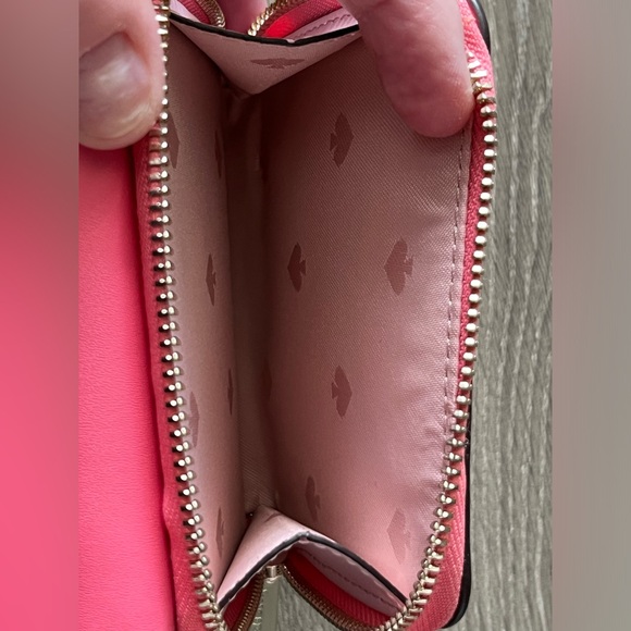 NWOT 🍓🦄Kate Spade Pink Strawberry Card Holder and Wallet Bundle - Picture 9 of 16